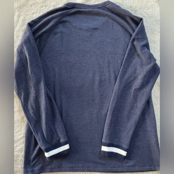 Under Armour Dark Blue Yale Mulldog Crewneck Sweatshirt (XL) - Picture 6 of 7